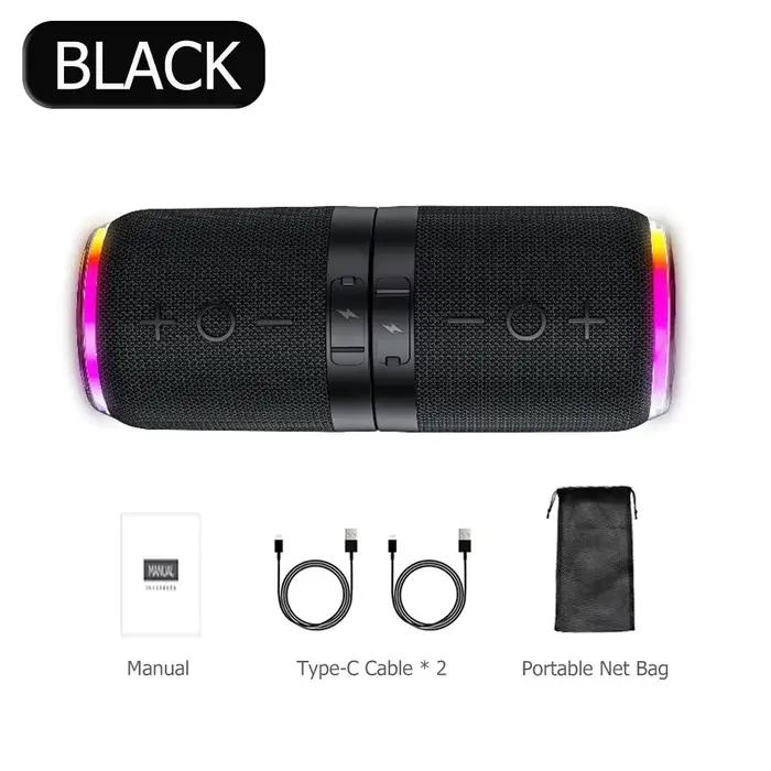 Haut-parleur Bluetooth portable TWS, double haut-parleur stéréo, haut-parleur sans fil à volume élev