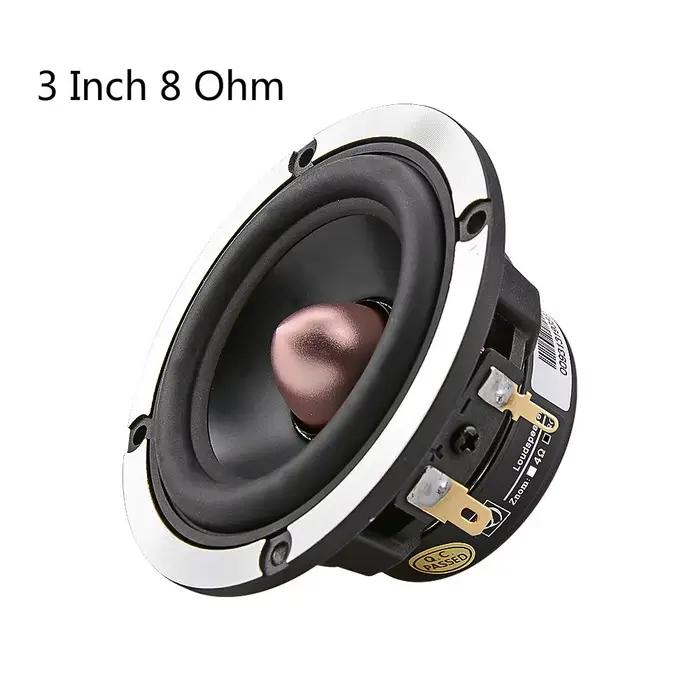 AIYIMA 1 pièce Haut-parleur de milieu de gamme 3 pouces 4-8 Ohm 30W en aluminium céramique, type bul