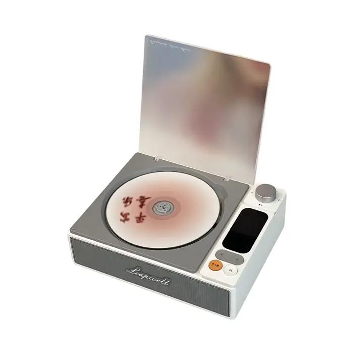 Lecteur CD Bluetooth 5.0, haut-parleur intégré, Portable, Rechargeable, Support CD CD-R MP3 WMA USB