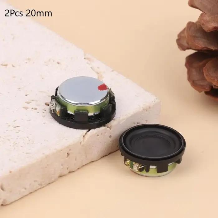 2 pièces 20/24MM 4 Ohm 3W Mini haut-parleurs son haut-parleur de basse ronde haut-parleur de cinéma