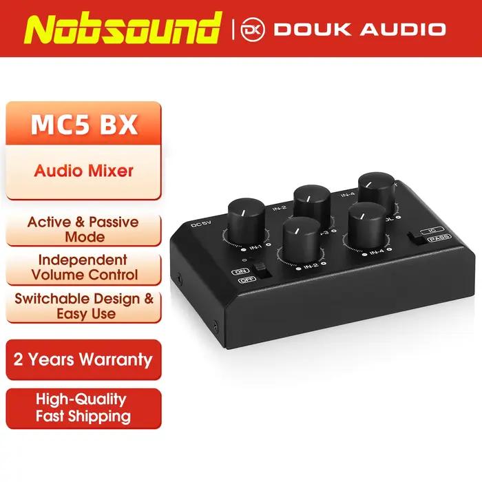 Nobsound MC5-BX Mini Stéréo 4 Canal Audio centre commercial Ultra Faible Bruit Maison/Studio/ Bar Li