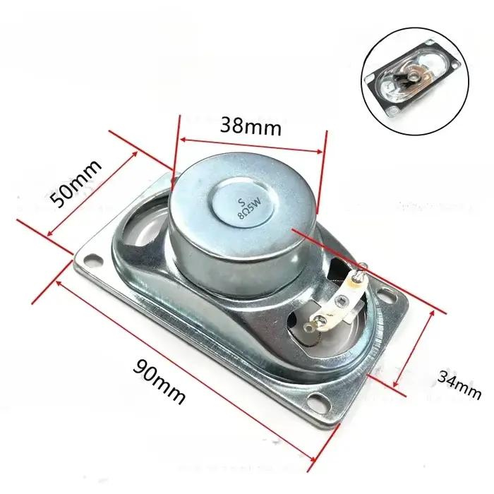 SOTAMIA 2 pièces 5090 LCD TV haut-parleur 4 Ohm 5 W 8 Ohm 10 W Transparent étanche haut-parleur publ