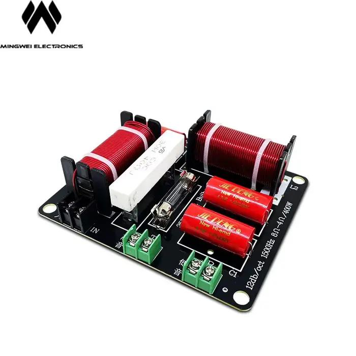 MW Audio 2pcs 400W High Power 2 Way Speaker Crossover for KTV Stage Professional Audio