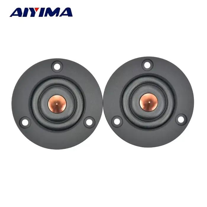 AIYIMA 2 pièces 2 pouces Tweeter haut-parleur 4 Ohm 6 Ohm 40W HIFI soie dôme aigus fièvre