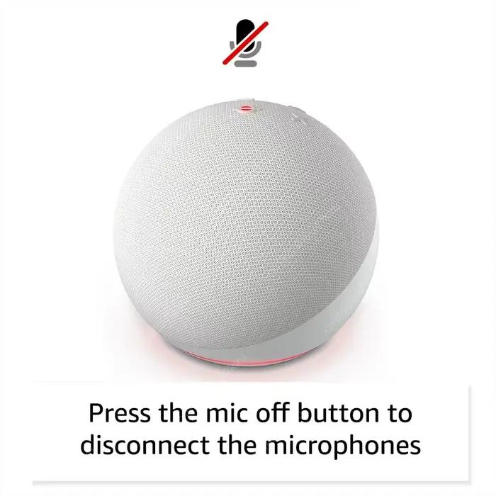 Haut-parleur intelligent Wi-Fi Alexa Echo Dot 5e génération avec commande vocale