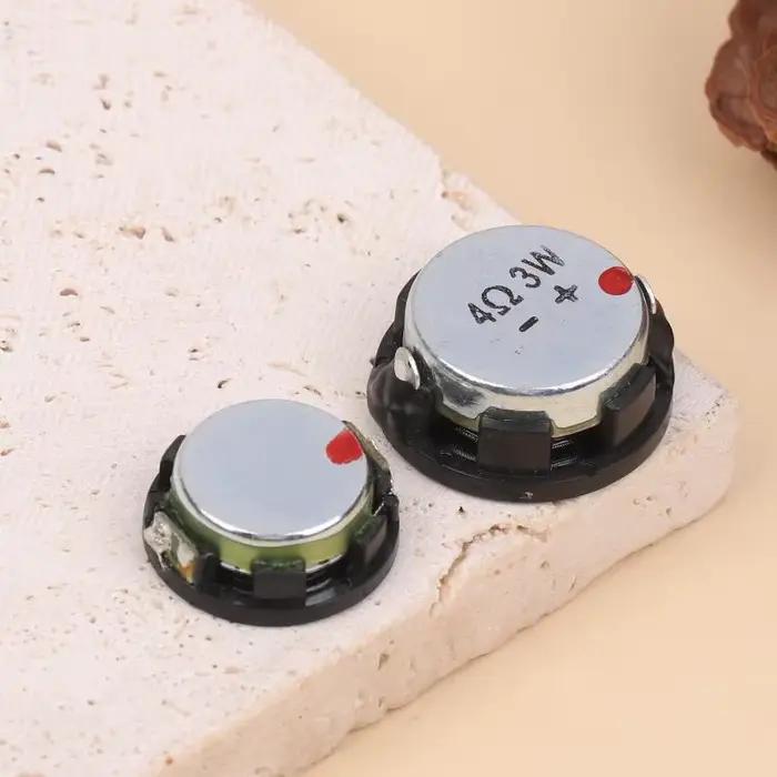 2 pièces 20/24MM 4 Ohm 3W Mini haut-parleurs son haut-parleur de basse ronde