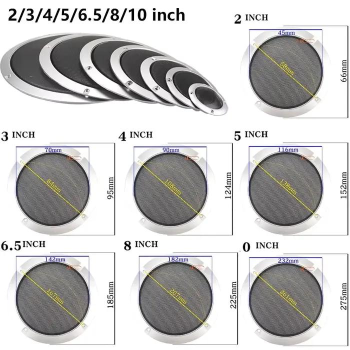 Grille de protection pour haut-parleur en métal