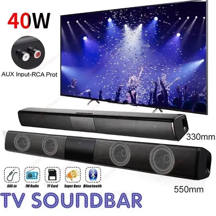 Puissant haut-parleur Bluetooth sans fil pour Home cinéma ordinateur TV voiture boîte de son barre de son basse lourde