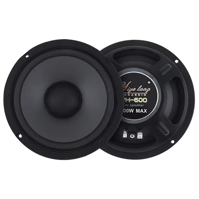 Haut-parleur coaxial 6 pouces SHIDWJ en plastique et métal pour système audio automobile occasionnel et quotidien