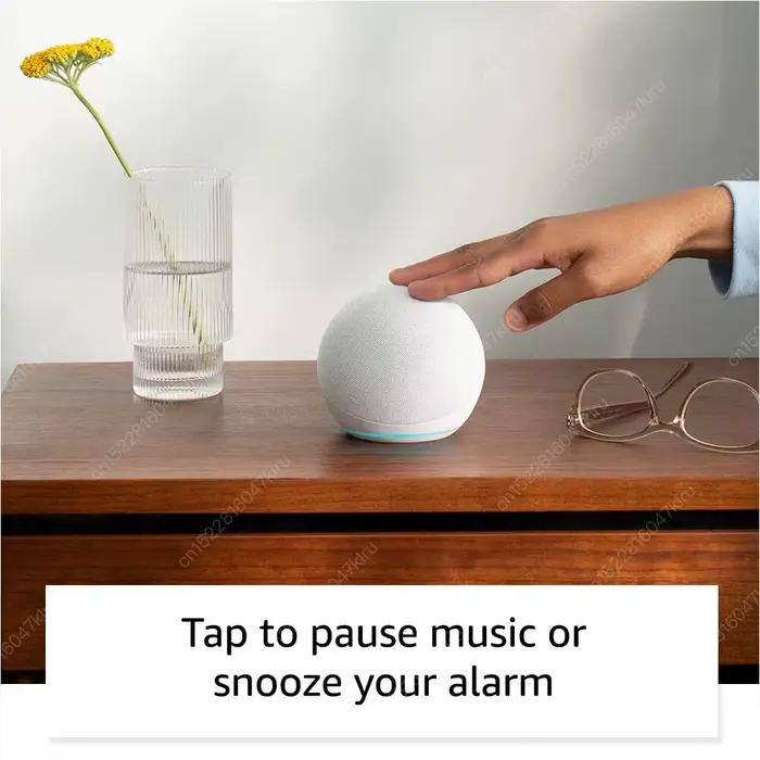 Haut-parleur intelligent Wi-Fi Alexa Echo Dot 5e génération avec commande vocale