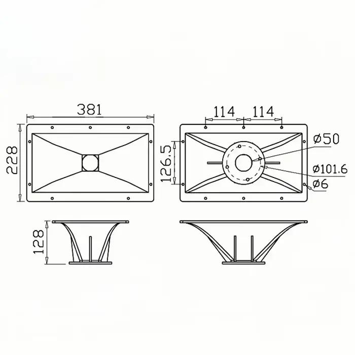 Haut-parleur en plastique argent haute performance pour qualité sonore exceptionnelle et design moderne à offrir pour musiciens et audiophiles