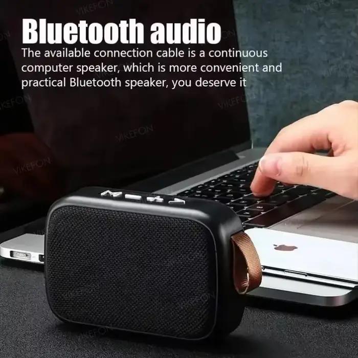 Mini Haut-parleur en Tissu Portable Bluetooth 5.0 pour Sport et Musique Intérieure Caractéristiques Hi-Fi et Fonction Radio FM