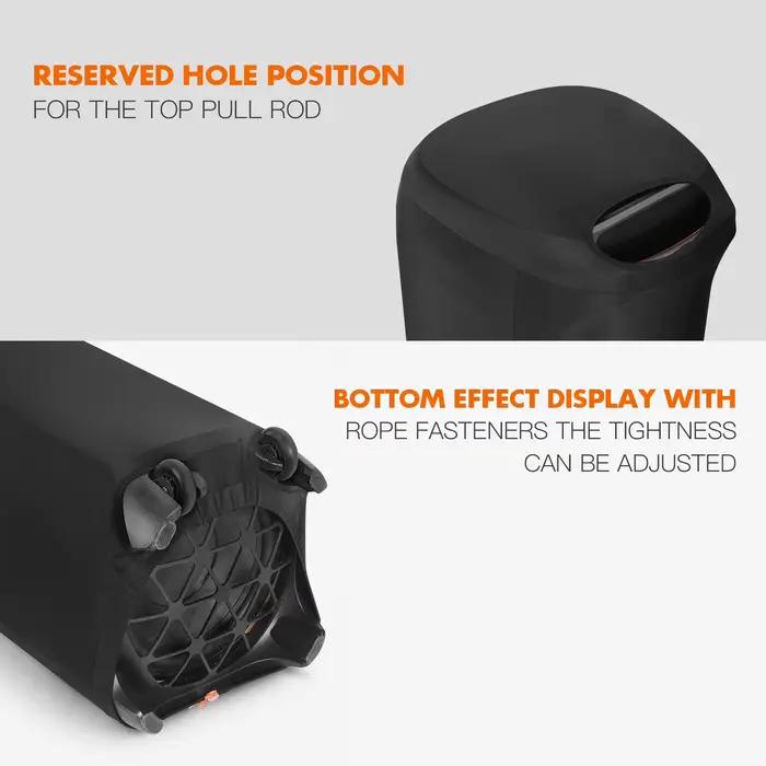 Housse anti-poussière pour haut-parleur JBL PartyBox 1000/720/710/520/320/310/Ultimates, étui noir pour haut-parleur, housse de protection de voyage, pochette de rangement en Lycra