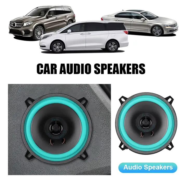 Haut-parleur de voiture 4/5/6,5 pouces 100/160W HiFi Coaxial Subwoofer Universel Audio Musique Stéréo Gamme Complexe de Fréquences Occasions Spéciales