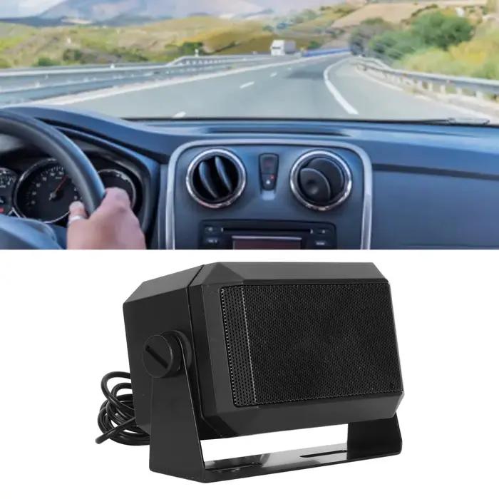 Haut-parleur externe d'autoradio professionnel rectangulaire prise 3.5mm 5W CB