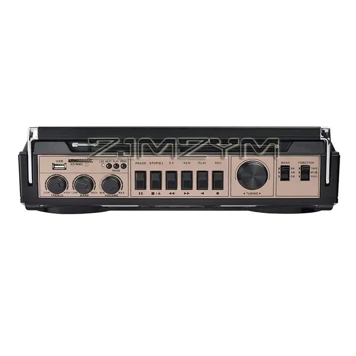 Radio Vintage Portable Bluetooth AM FM en Plastique Couleurs Variées pour Occasions Spéciales