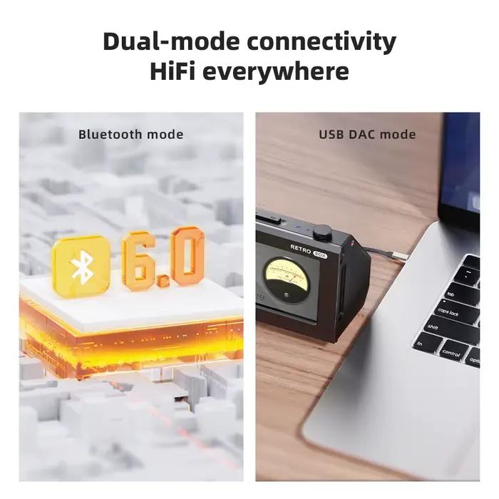 FIIO RETRO BOX Haut-parleur Bluetooth rétro LDAC