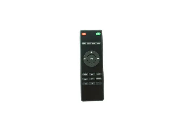 Télécommande de remplacement pour systèmes de haut-parleurs Bluetooth AIWA AWSBH22 BOAT Aavante Bar 1800 1803 3200D Evvoli SB241B facile à utiliser pour contrôle musical confortable occassions spéciales