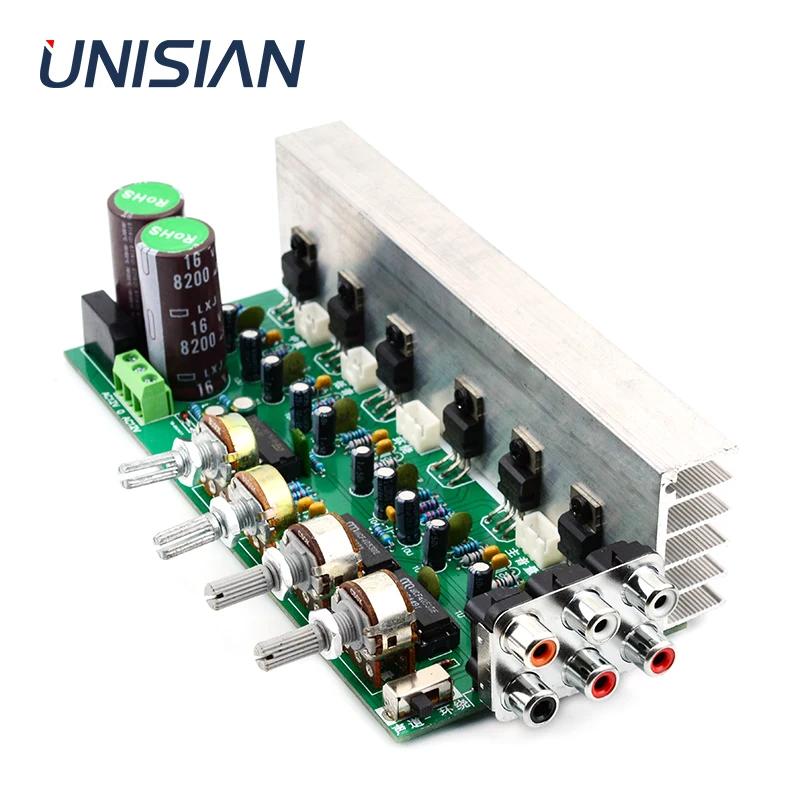 UNISIAN 6*18W 5.1 canaux carte amplificateur 6 canaux Surround Center caisson de basses TDA2030 ampl