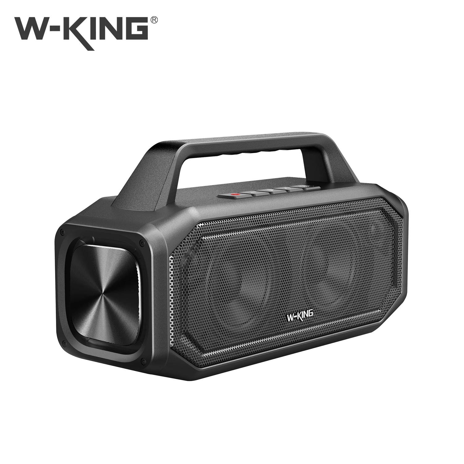 W-KING BT261 haut-parleur sans fil Bluetooth Portable 80W, IPX6 étanche fort avec Boost de basse, ap