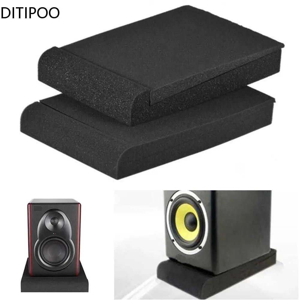Coussinets isolants en mousse acoustique pour haut-parleur de moniteur de studio, éponge antichoc co