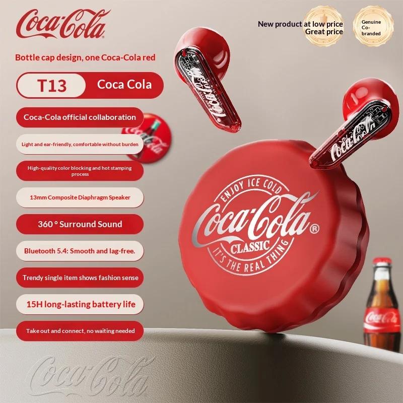 CoCa-Cola T13 bouchon de bouteille créatif écouteurs Bluetooth ENC appel réduction du bruit 360 °
