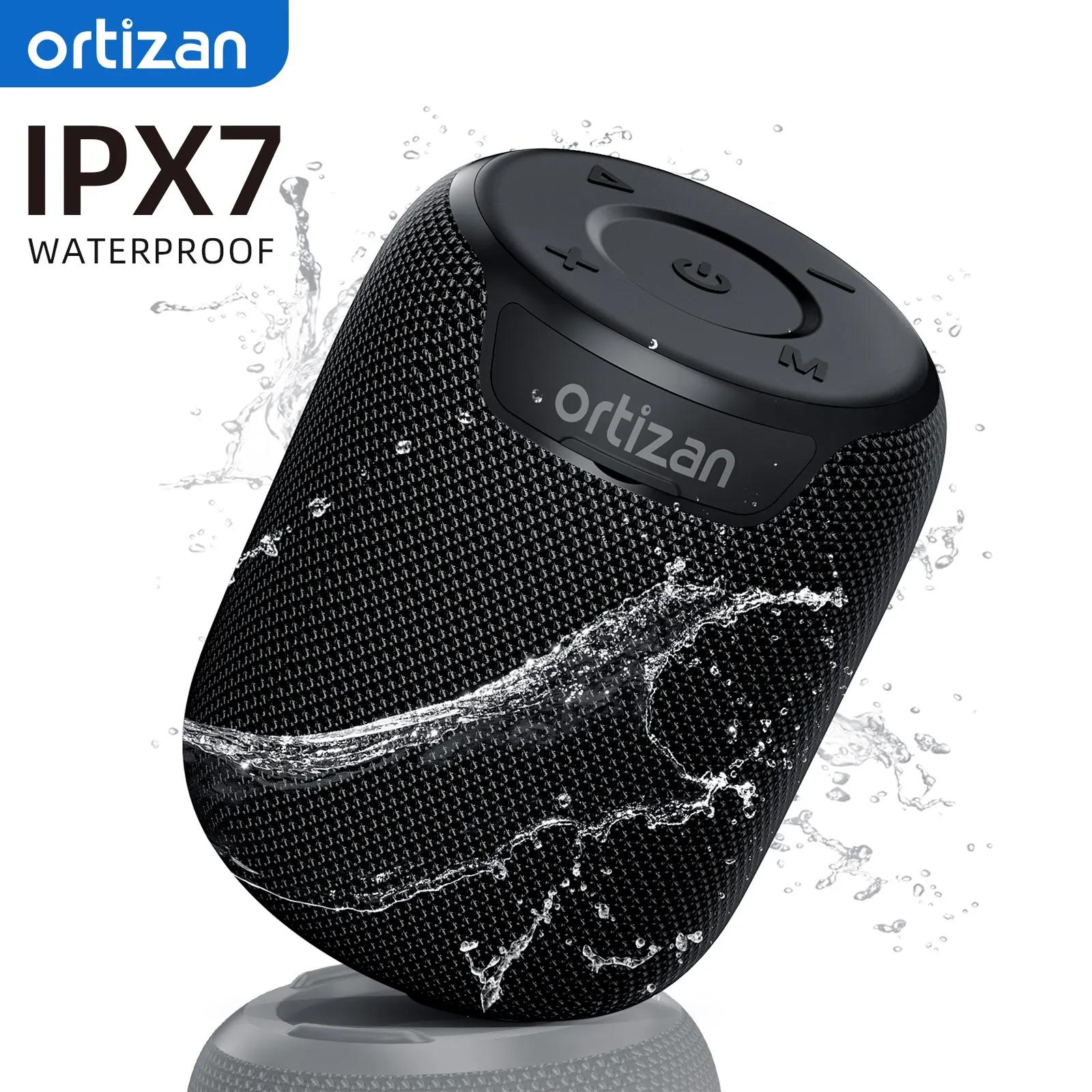 Haut-parleurs Bluetooth Ortizan, haut-parleur sans fil portable avec Bluetooth 5.3, étanche IPX7, so
