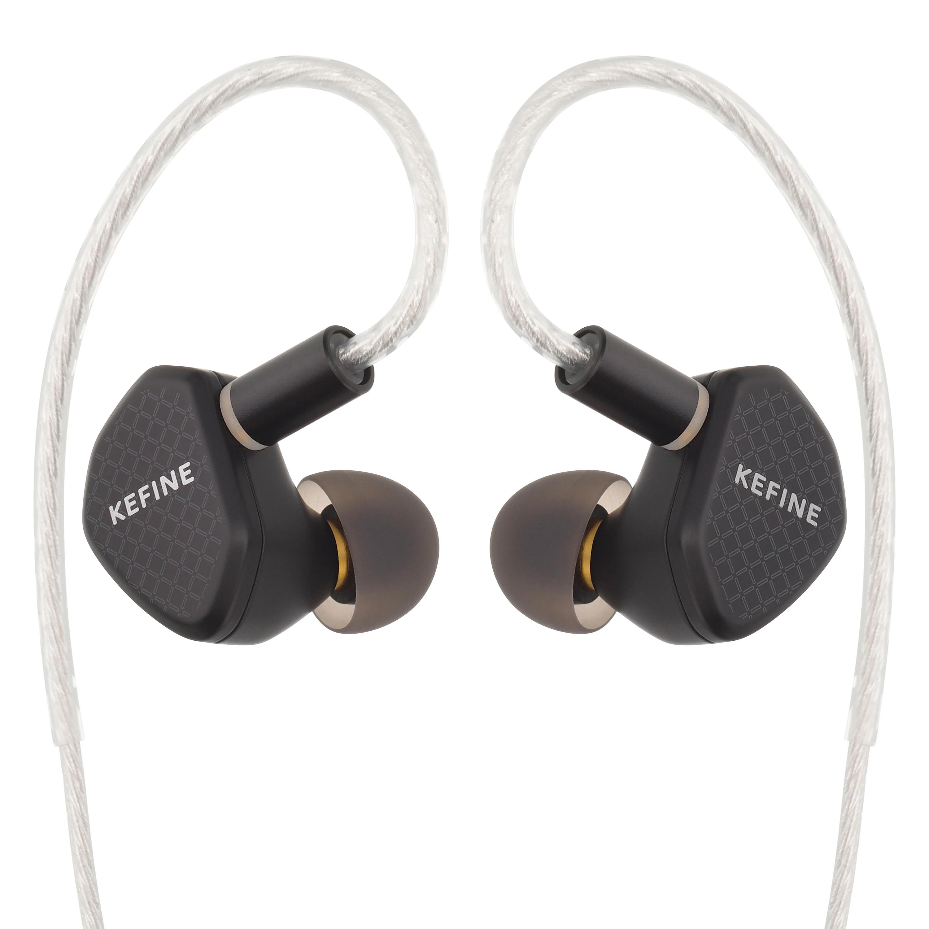 Écouteurs intra-auriculaires Hi-Fi Kefine-Klean avec diaphragme dynamique DLC de 10 mm, embouts et c