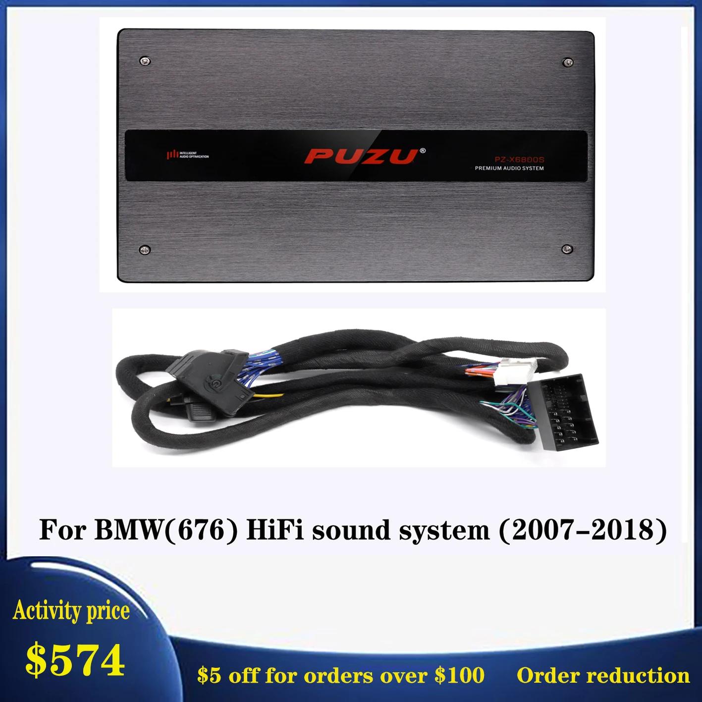 PUZU PZ-X6800S 6ch à 10ch Premium Car Audio DSP Processeur Intégré 8ch Amplificateur Puissance de So