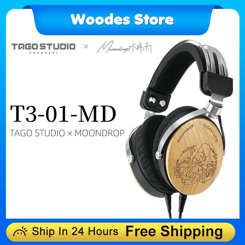 Écouteurs filaires TAGO STUDIO T3-01 MD, casque audio 3,5 mm 4,4 mm